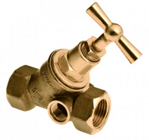 a close-up of a valve